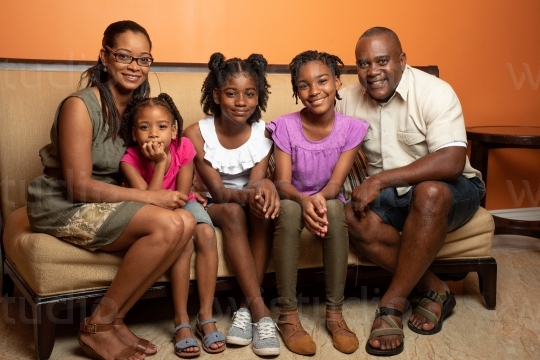 Family in Living Room III