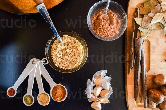 Measuring Spoons and Seasoning