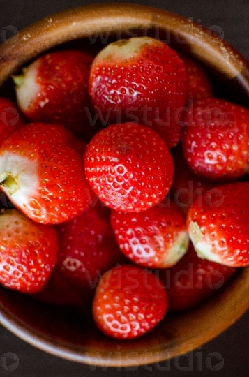Strawberries in Bowl