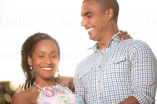 Young Couple Out in the Evening III